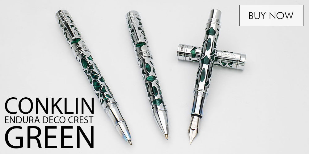 Conklin Endura Deco Crest Fountain Pens