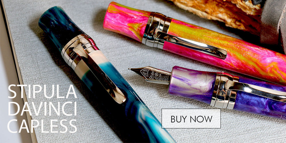 Stipula Leonardo Davinci Capless Fountain Pens