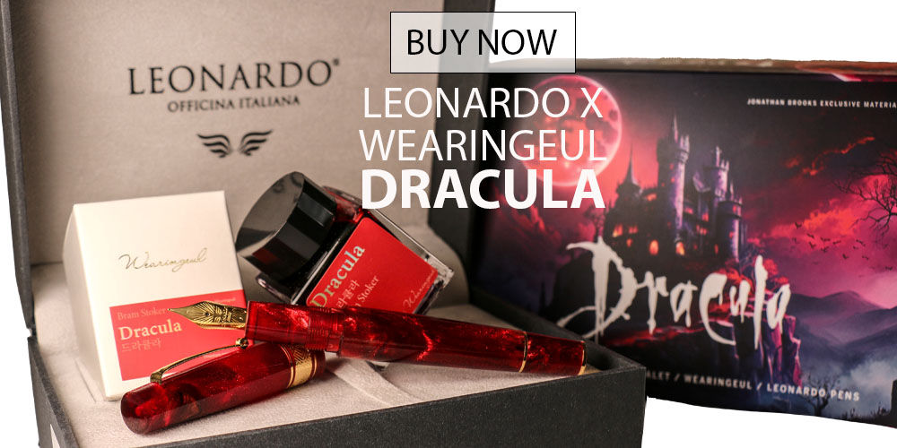 Leonardo Officina Italiana x Wearingeul Dracula Collection Fountain Pens