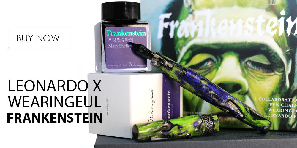 Leonardo Officina Italiana x Wearingeul Frankenstein Set - Ink & Fountain Pens