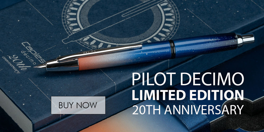 Pilot Limited Edition 20th Anniversary Decimo Fountain Pens