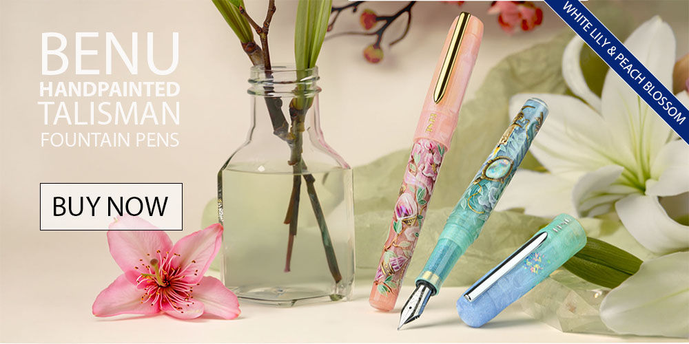 Benu Hand Painted Talisman Fountain Pens