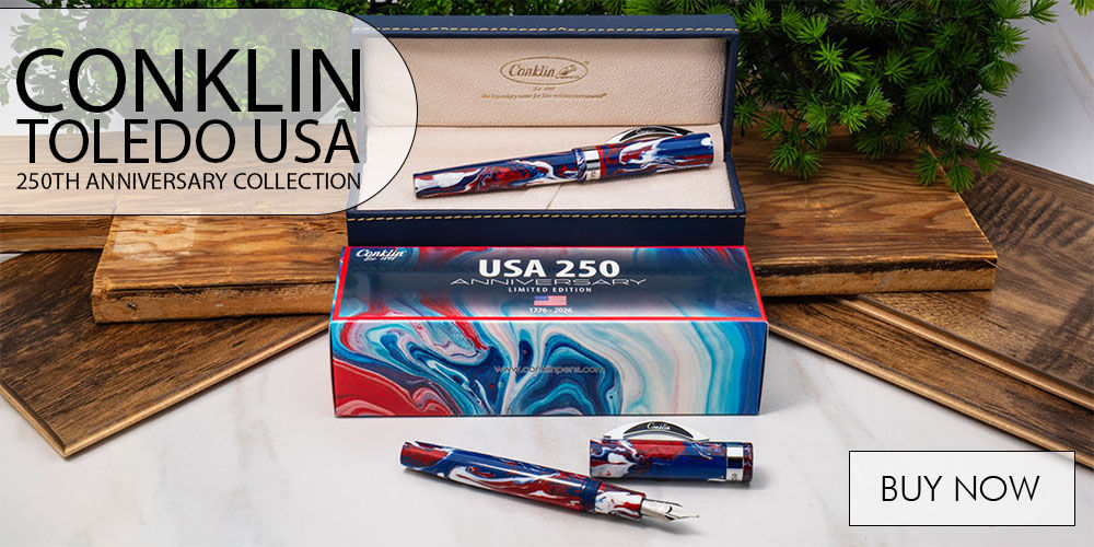 Conklin Toledo 250th Anniversary Collection Fountain Pens