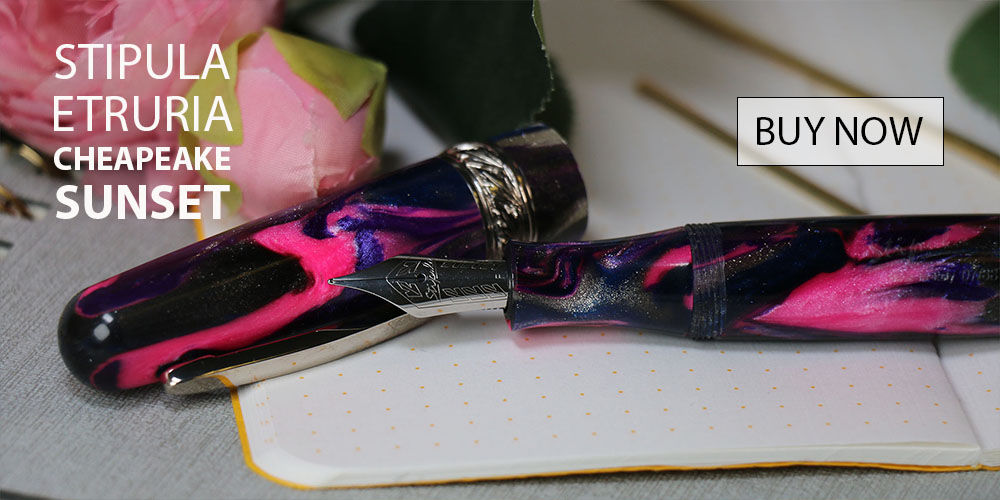 Stipula Etruria Chesapeake Sunset Limited Edition Fountain Pens