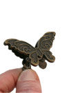 Butterfly Brass Binder Clips
