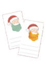 Christmas Edition Santa Sticker Color Ink Swatch C
