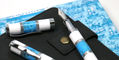 monteverde_regatta_santorini_blue_fountain_pen_uncapped