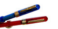 conklin_mark_twain_crescent_filler_demo_fountain_pens_in_hand_sideways