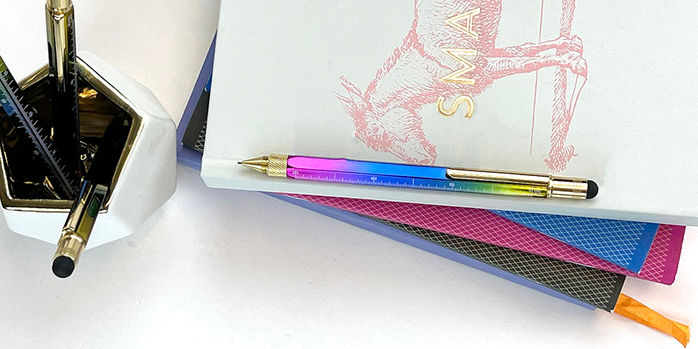 monteverde_rainbow_tool_pen_mechanical_pencil_on_notebooks