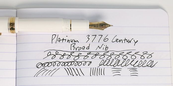 platinum_3776_fountain_pen_writing_sample