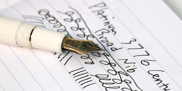 platinum_3776_fountain_pen_writing_sample_nib