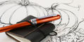 platinum_plaisir_nova_orange_fountain_pen_halloween_2023