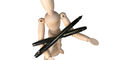 sheaffer_100_gunmetal_fountain_pens_in_statues_hands