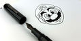 conklin_all_american_fountain_pen_with_mario_sketch