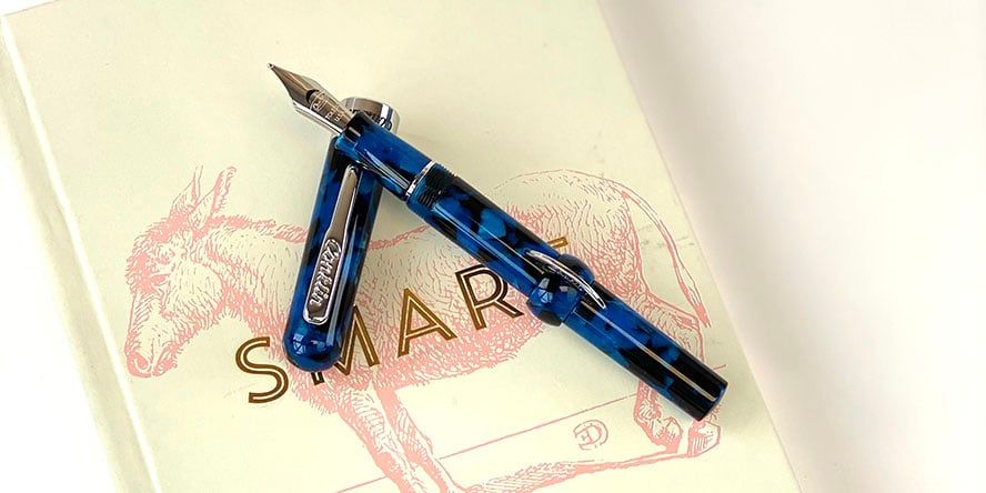Conklin Mark Twain Crescent Fountain Pens conklin_mark_twain_crescent_fountain_pens_vintag_blue