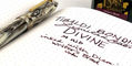 writers_blood_ink_writing_sample_with_tibaldi_bononia_divine_limited_edition_fountain_pen_m_nib