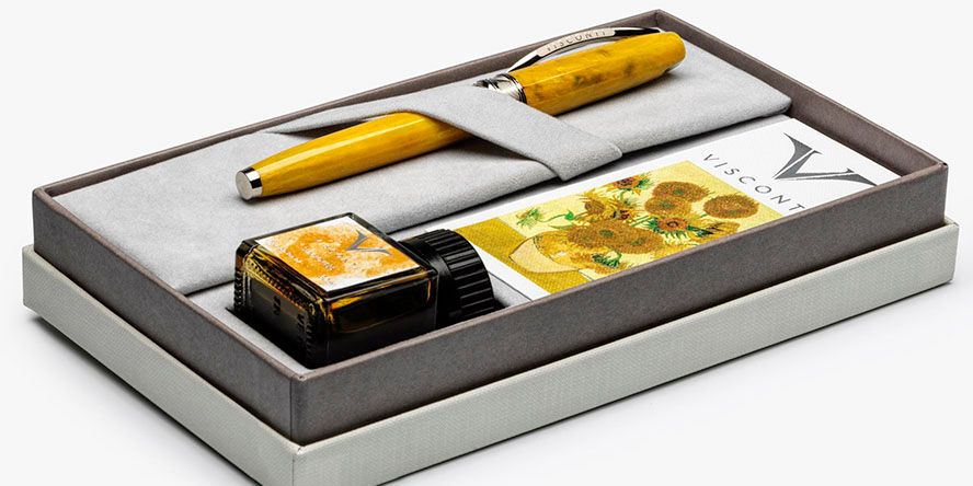 Visconti Van Gogh Sunflowers  Fountain Pens visconti_van_gogh_sunflowers_fountain_pen_2022_release