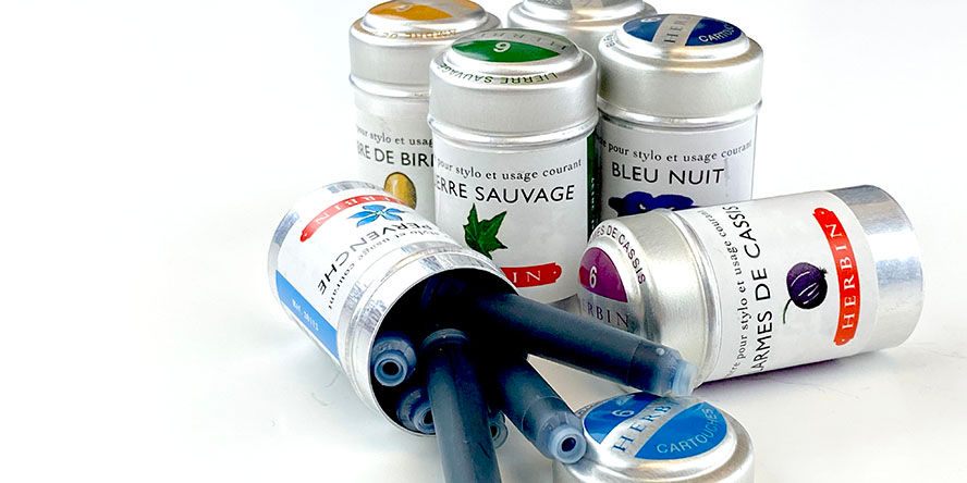J Herbin Cartridge(6pk) Fountain Pen Ink j_herbin_ink_cartridge_6_pack