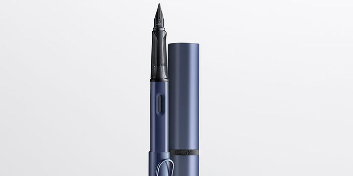 Lamy_LX_blue_collection_pen_and_tube