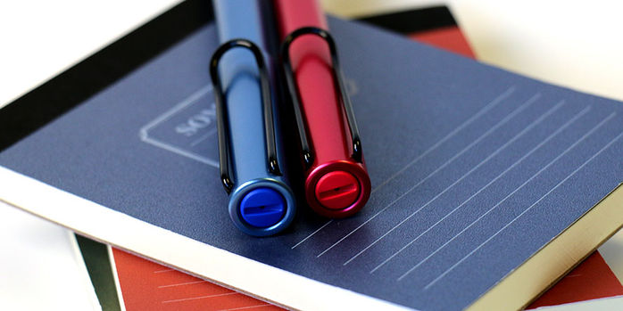 lamy_2024_special_edition_al_star_fiery_and_aquatic_rollerball_pens_caps