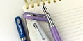 monteverde_invincia_brass_ballpoint_pen_purple_uncapped
