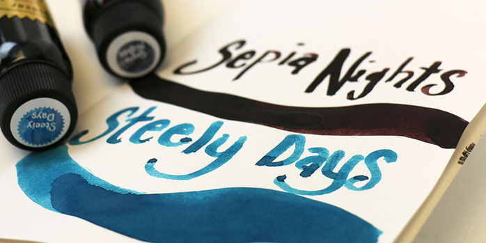 robert_oster_signature_steely_days_and_sepia_nights_ink_swatches