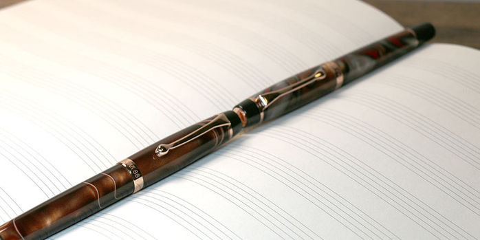 opus_88_harmony_fountain_pens_with_sheet_music_notebook