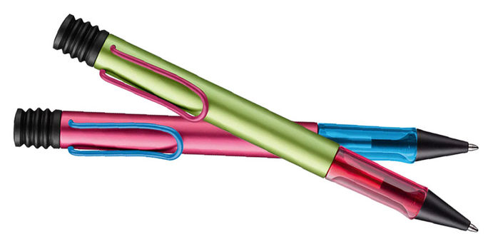 lamy_special_edition_rollerskate_and_disco_ballpoint_pens