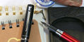 platinum_procyon_shadow_mica_and_carmine_red_fountain_pens_showing_nib