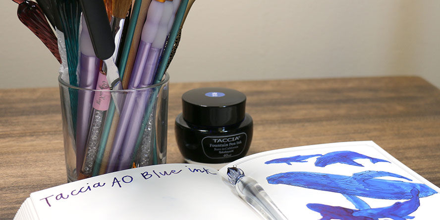 Taccia Bottle(40ml) Fountain Pen Ink taccia_ao_blue_ink