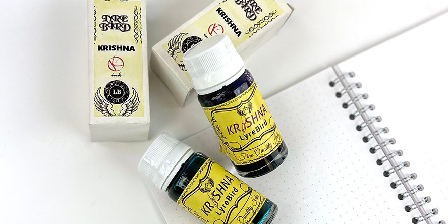 Krishna Lyrebird Bottled Ink(30ml) Fountain Pen Ink krishna_lyrebird_inks