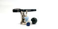 visconti_homo_sapiens_skylight_steel_age_fountain_pen_on_skeleton_pen_holder_zoom_out