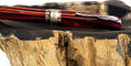 pineider_arco_firefox_rollerball_on_petrified_wood