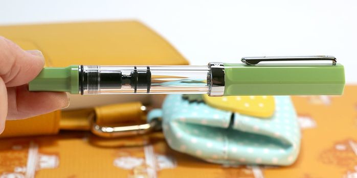 twsbi_eco_matcha_green_fountain_pen_in_hand