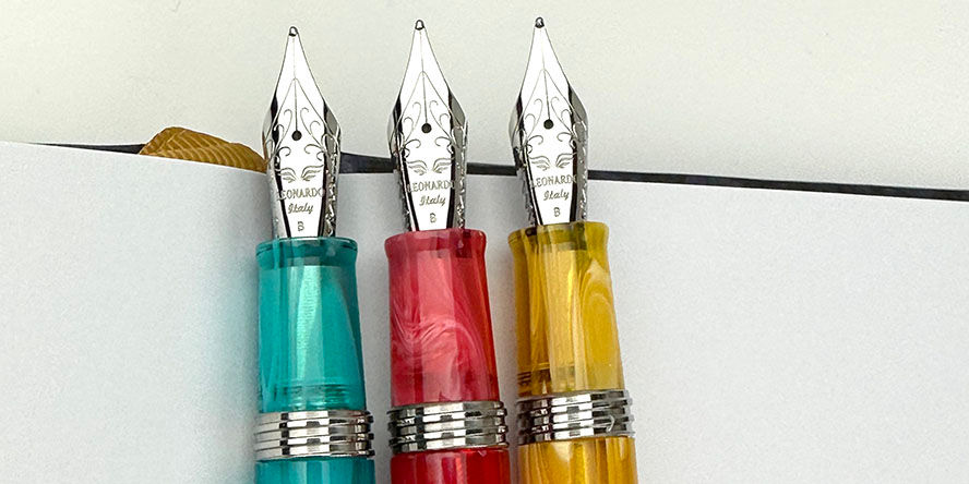 万年筆 Leonardo Messenger Green〈M〉 Leonardo Officina Italiana Messenger Fountain Pens