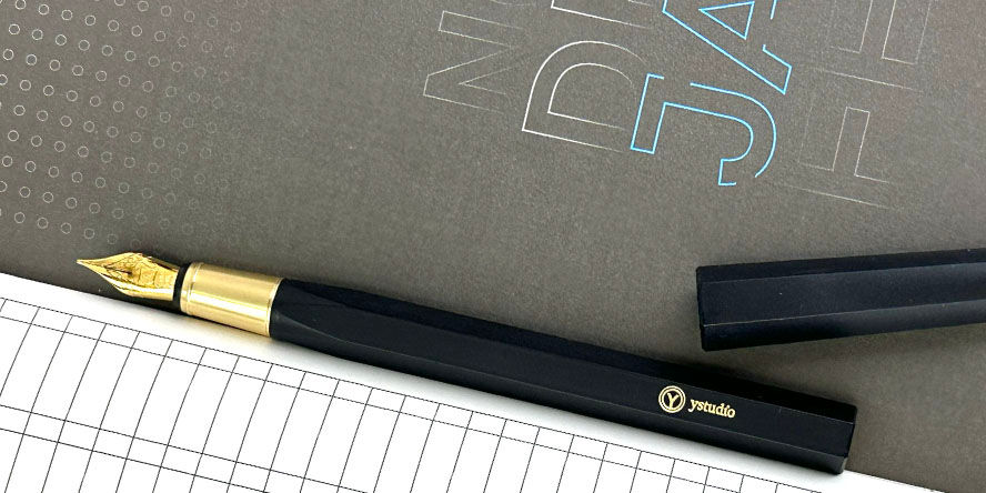 Ystudio Resin Fountain Pens ystudio_resin_fountain_pen_with_endless_regalia_2023_planner