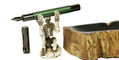 monteverde_ritma_anodized_green_fountain_pen_with_skeleton_pen_holder