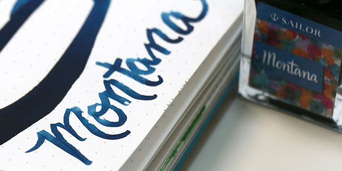sailor_usa_50_states_montana_ink_swatch_and_writing_sample_with_bottle