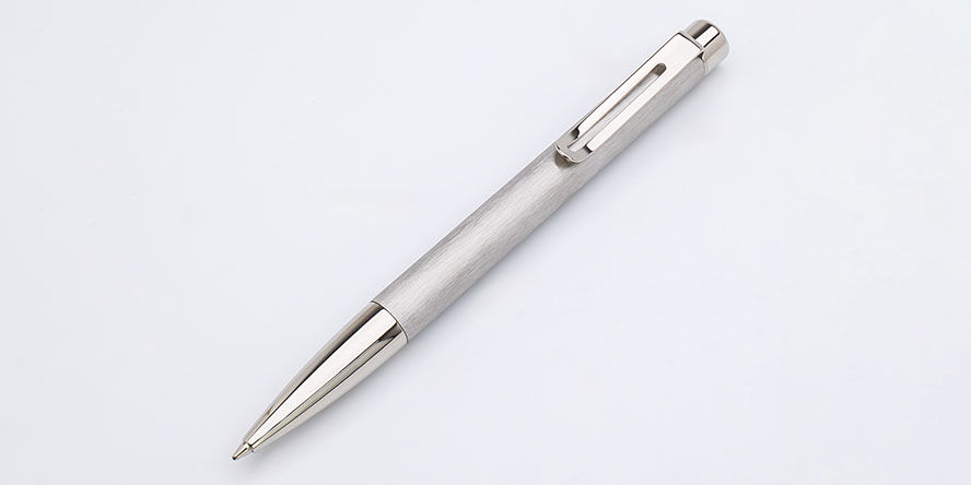 Monteverde Ritma Ballpoint Pens Monteverde_Ritma_Brushed_Stainless_Steel_ballpoint_body