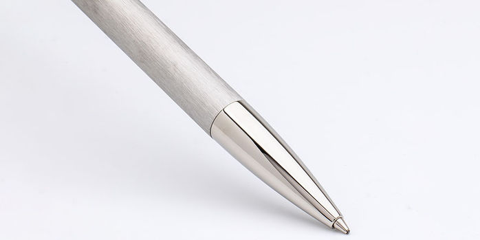 Monteverde_Ritma_Brushed_Stainless_Steel_ballpoint_nib_zoom