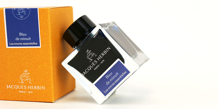 Jacques Herbin Essentials(50ml) Fountain Pen Ink jacques_herbin_essentials_50ml_fountain_pen_ink_bleu_de_minuit_ink_bottle