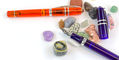 visconti_homo_sapiens_demo_stones_amethyst_and_mandarin_garnet_fountain_pens_with_crystals