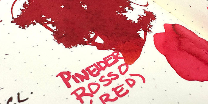 pineider_rosso_red_ink_splash_and_writing_sample