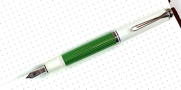 pelikan_souveran_600_green_white_fountain_pen