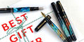leonardo_momento_zero_exclusive_brooks_resin_fountain_pens_on_gift_box
