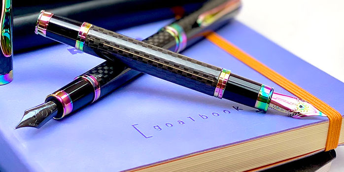 Fountain pen review ~ Monteverde Innova 20th Anniversary Rainbow LE, by  The Doctor's Scrawl