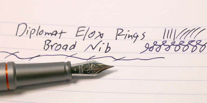 diplomat_elox_rings_fountain_pen_writing_sample