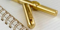 conklin_mark_twain_le_brass_fountain_pen_uncapped_closeup