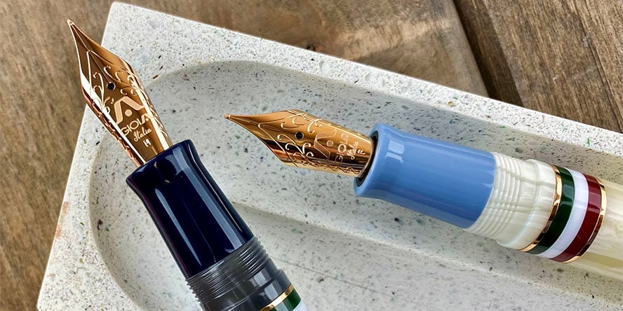 draz　GIOIA Partenope Gioia Partenope Black GT Fountain Pen– Grand Vision Pens