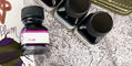 krishna_classic_plum_ink_bottle_and_plum_ink_swatch